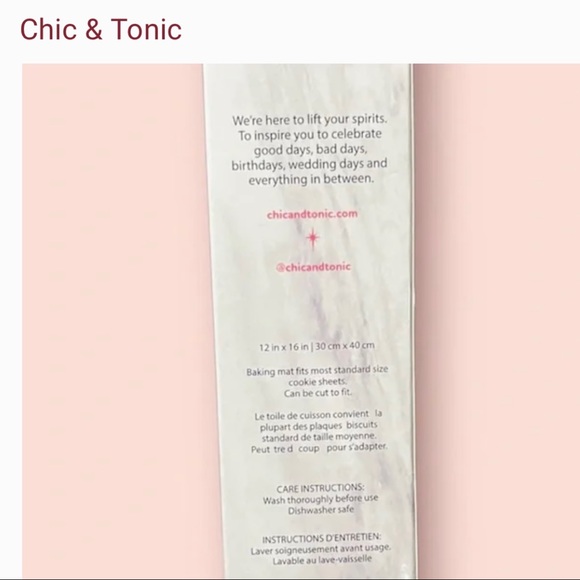 Silicone Baking Set Chic&Tonic silicone baking mat two baking spatulas - Picture 4 of 6